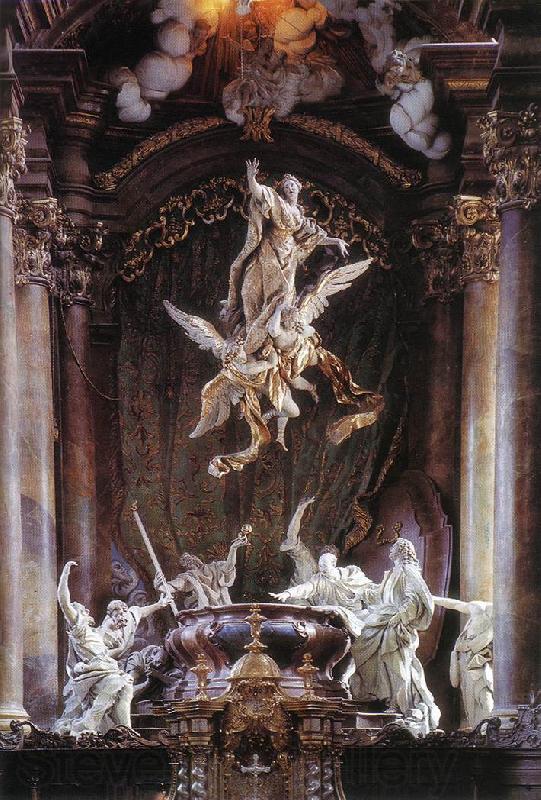 ASAM, Egid Quirin Assumption of the Virgin xxx Spain oil painting art